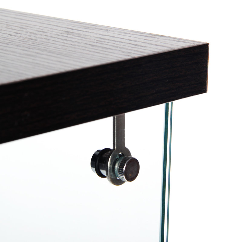 Vitrine en verre 4 tablettes avec porte