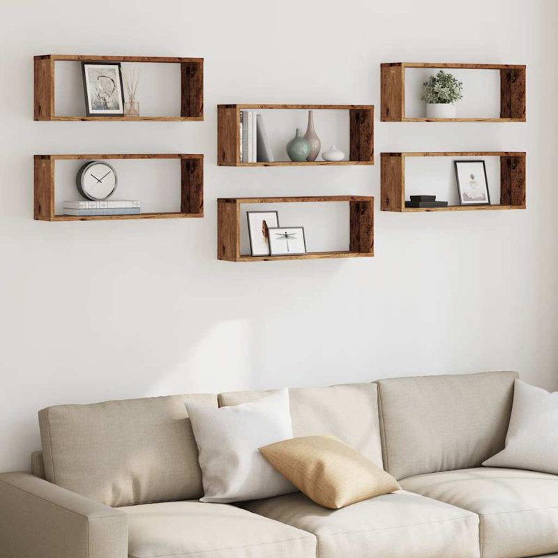Benetta Floating Shelf, Old Wood