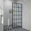 Porte de douche à panneau simple en verre trempé l 34 po x H 72 po