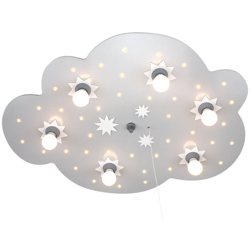 Drumm LED Flush Mount, Matt brushed nickel