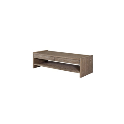 Table basse à 2 tiroirs en bois