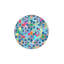 Tapis bleu lavable moderne Modern-333632772