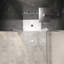 Porte de douche pivotante universelle à gauche et à droite-122674099