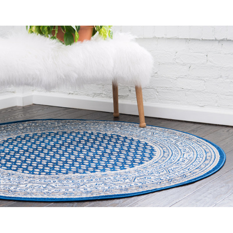Swinson Oriental Indoor Rug, Round 8'