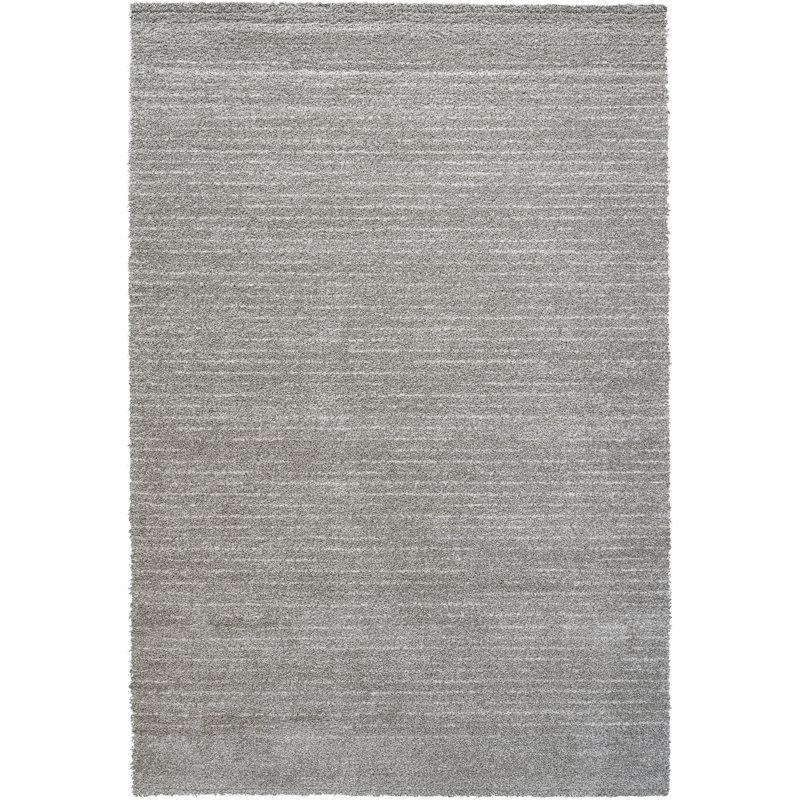 Tapis gris, ivoire et blanc en polypropylène Granada Liora, Rectangle de 5 pi x 8 pi