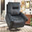 39.37'' Wide Modern Power Lift Assist Recliner With Massage, Heat & USB + Type-C Charging (Set Of 2)-113431994