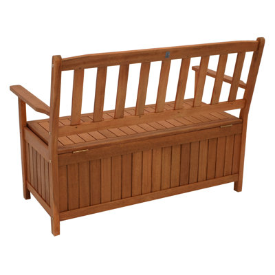 Solid Wood Eucalyptus Outdoor Bench