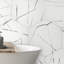 Visium Hex 17" x 20" Porcelain Marble Look Floor and Wall Tile