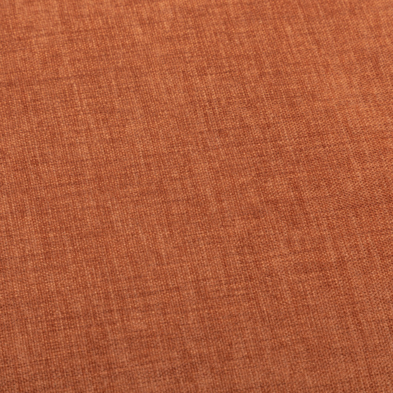 Chaise d'appoint rembourrée en bois massif, Orange