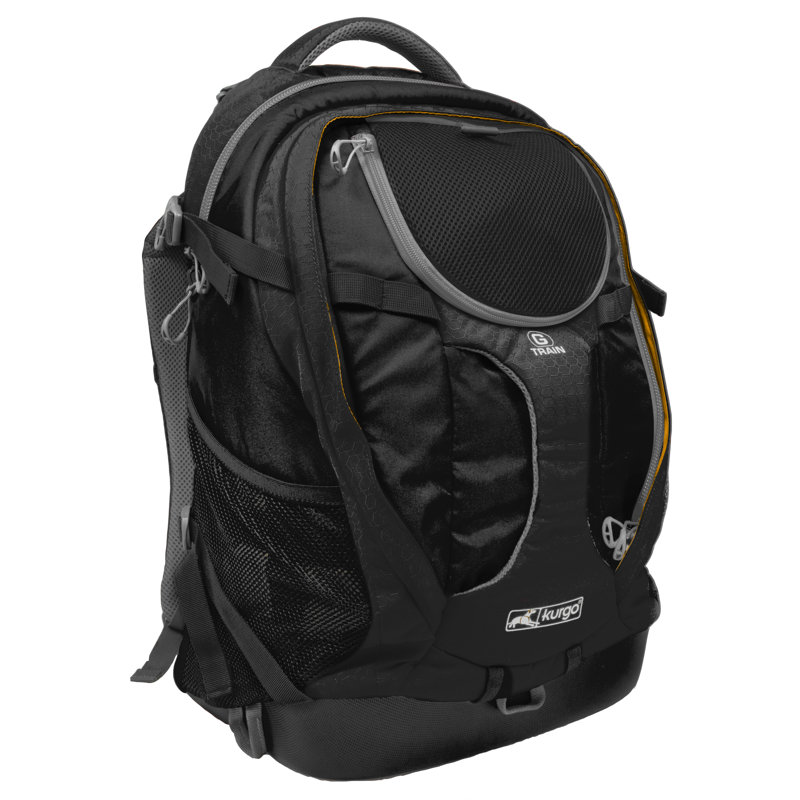 Sac à dos Kurgo G-Train, noir, Noir / Orange