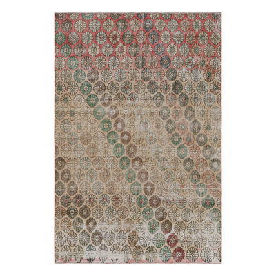 Rug & Kilim One-of-a-kind Rectangle 5'3?x7'11? Area Rug In Brown;red;beige;green