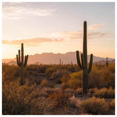 Couvre-lit matelassé Desert Landscape