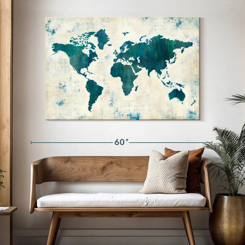 Aliaz Discover The World, 34" H x 51" W