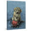Dribbling Dog - Wrapped Canvas Painting-36811764