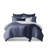 Thorne Navy Comforter & 2 Shams Set Super Queen-120904506