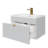 Loft Collection 24" Wall Mount Modern Bathroom Vanity - Canadian Grey / Gold Handles-259460587-259460584