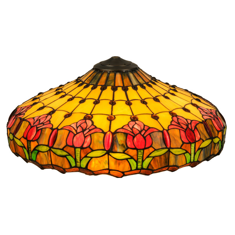 Abat-jour tulipe colonial 22 po