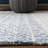 Ambr Hand Tufted Viscose/Wool Oriental Rug in Ivory/Navy-803279928
