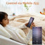 Base de lit réglable pour grand lit, télécommande sans fil électrique, masseur, chambre à coucher, cadre de choix de matelas différents, confort optimal pour la chambre à coucher, compatible avec la mousse à mémoire de forme, autres matelas
