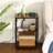 Ortha Side End Table With Charging Station, Set Of 2 With USB Ports And Outlets, Nightstand With 2-Layer Storage Shelves For Small Spaces-855853826