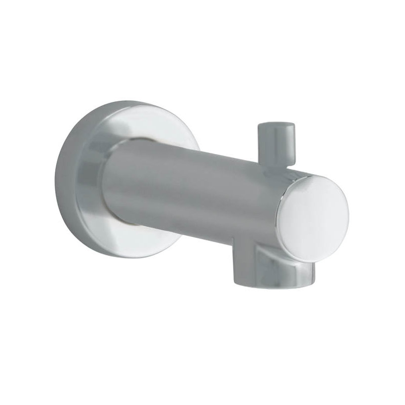 Serin Tub Spout with Diverter, Satin Nickel