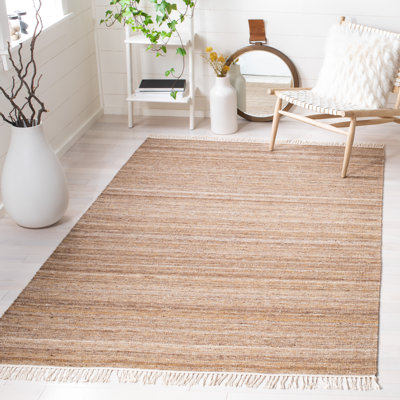 Emersyn Handmade Tufted Wool/Cotton Beige Area Rug