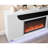 ALESSIA 76" FIREPLACE With 15 Temperature Settings, 7 LED Colors, 5 Flame Speeds, 8 Flame Types & Sleep Timer