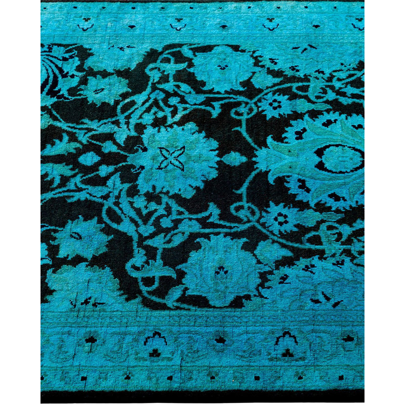 Overyed One-of-a-Kind Runner 2'7" X 10'4" Hand Knotted Area Rug