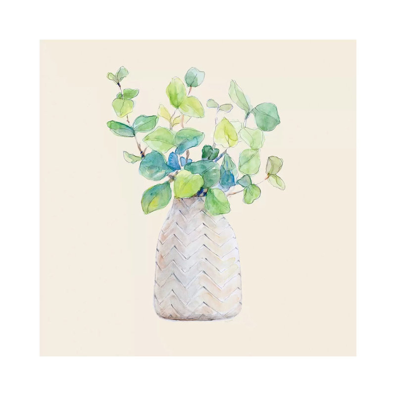 Decorative Potted Plant Iii by Lanie Loreth - Wrapped Canvas Gallery-Wrapped Canvas Giclée