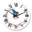 Horloge murale peinte Medusa on White I-1998459761