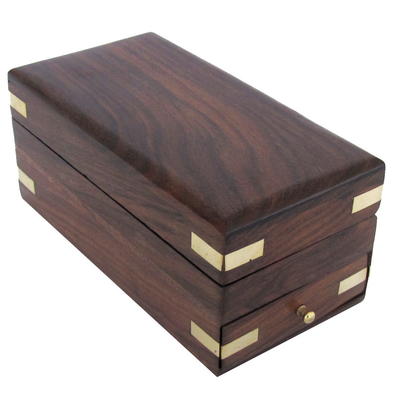 Ensemble de boîtes en bois 3 pièces Blevens