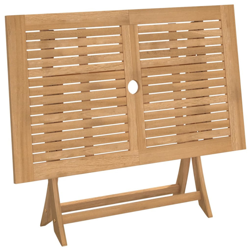 Quinton Rectangular Folding Outdoor Dining Table , cm W cm D, 75cm H x 120cm W x 70cm D