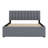 Upholstered Platform Bed With Trundle-127341010