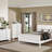 Traditional Design Finish Nightstand With Antique Drop Handles And Spacious Drawers, Perfect For Elegant Bedroom Decor.-341211054