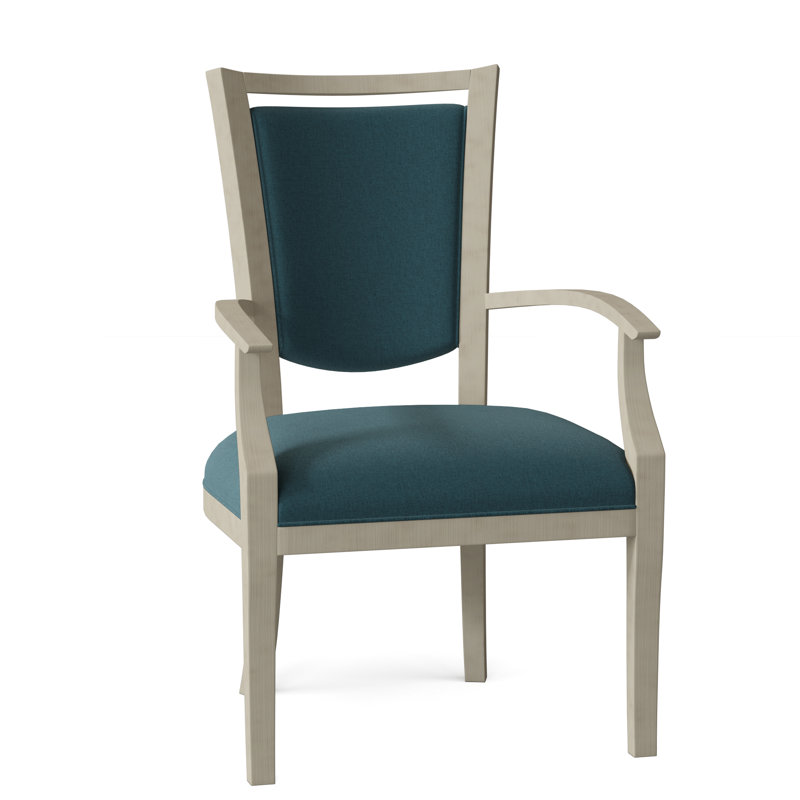 Chaise avec accoudoirs rembourrée Spiro, Turquoise 8789, Montego Bay