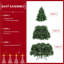 Arbre de Noël artificiel à charnière 6 pi