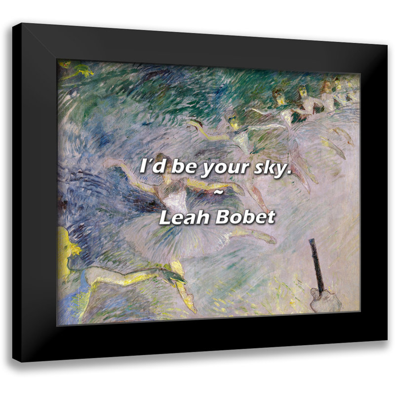 Leah Bobet citation: «Id be your ciel.