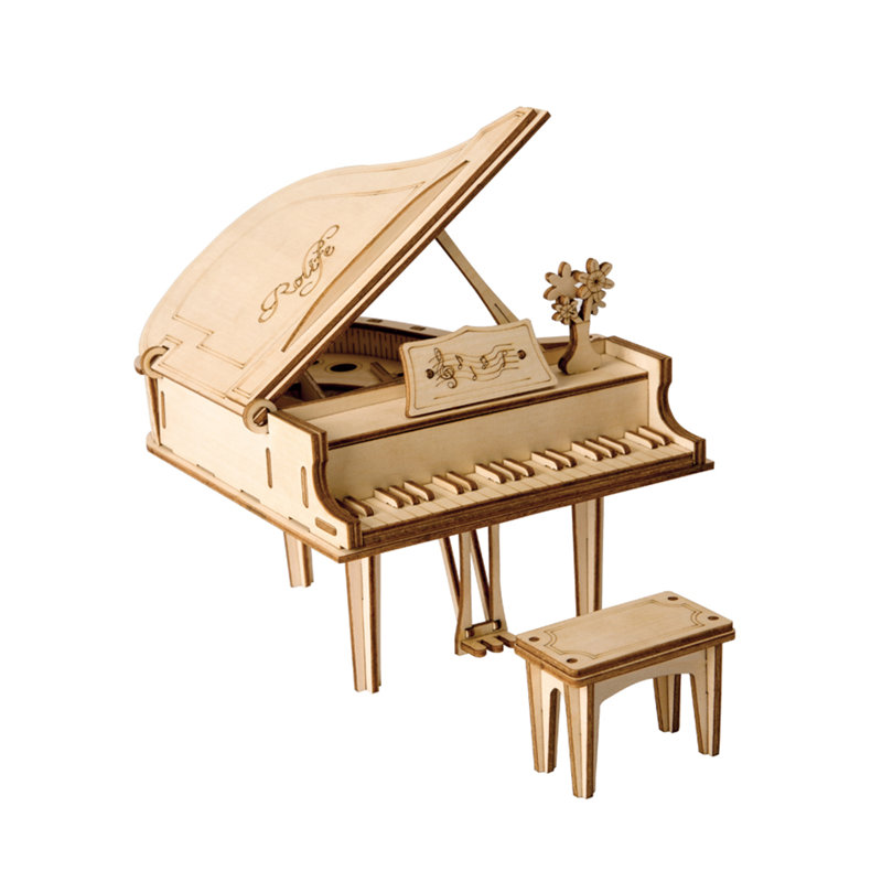 Casse-tête bricolage 3D - Piano - 74 pièces