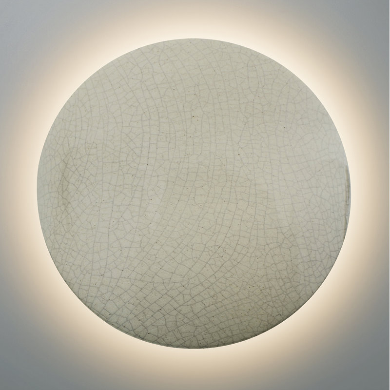 Ambiance - Applique murale ronde à rétroéclairage à température de couleur réglable ADA, H 16 po x l 16 po x P 1,75 po