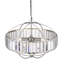 Toni 4 - Light Satin Nickel Sphere Pendant
