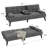 Aldiana 64.2" Convertible Futon Upholstered Sofa Bed-1441701988