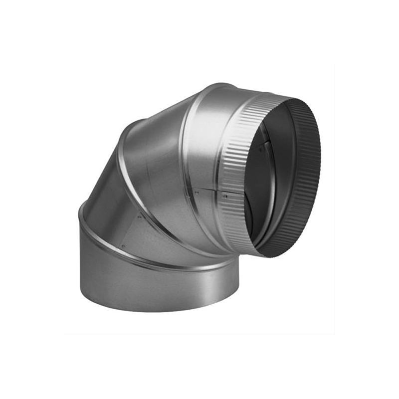 Accessoire de conduit de coude rond, Acier inoxydable, H 13,25 po x l 10 po x P 10 po