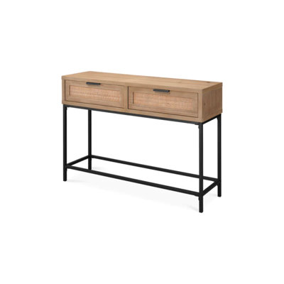 40'' Solid Wood Top Console Table