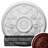 Endurathane Edinburgh Ceiling Medallion, 18"OD x 1 3/4"P (Fits Canopies up to 5 1/4"), Hand-Painted Brushed Mahogany Finish-811990370
