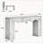 63" Console Table, Wooden Sofa Table Entryway Table with Storage