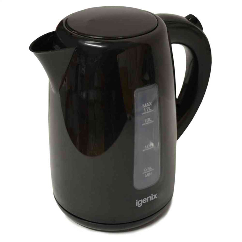 Igenix Black 1.7L Jug Kettle, Black