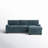 Yates 2 - Piece Upholstered Pull Out Sectional Sleeper Sofa With Storage Chaise-96474175
