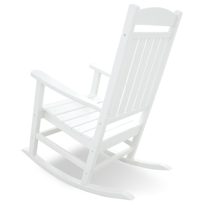 Chaise berçante POLYWOOD Classics, Blanc