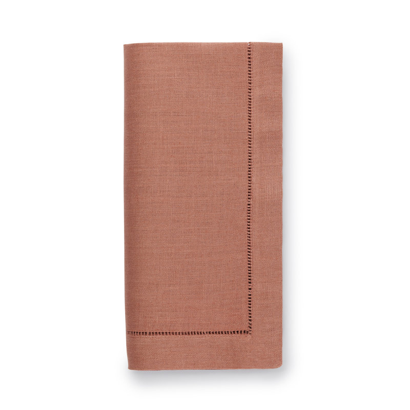 Festival Linen Rectangle Napkins, Salmon