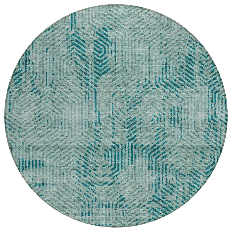 Tapis intérieur / extérieur Maliana, Rond 8 pi